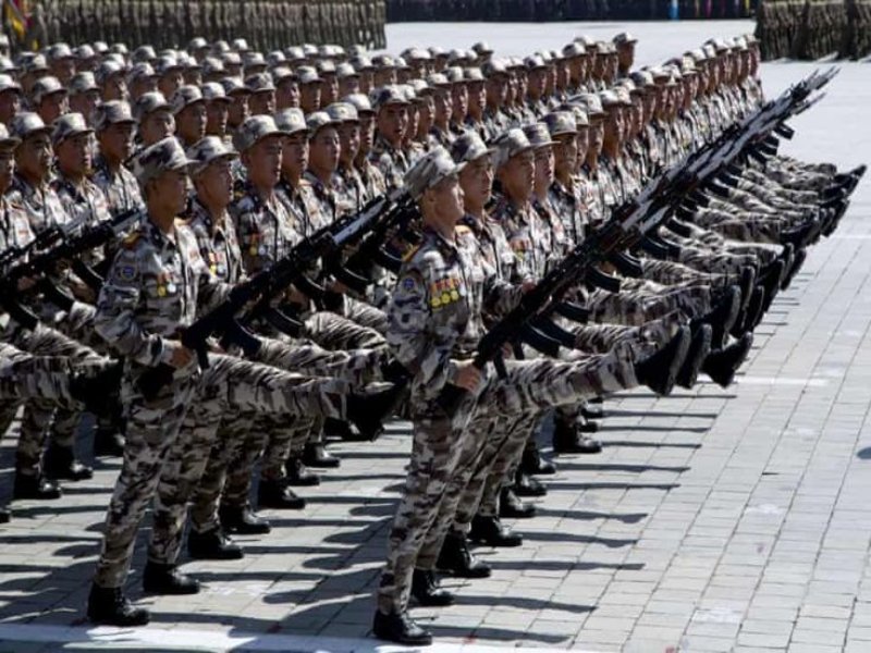 North Korean soldiers in Russia