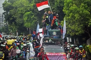 Jakarta Ojol Drivers Rally with 5 Clear Demands