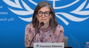 Francesca Albanese US sanctions Gaza