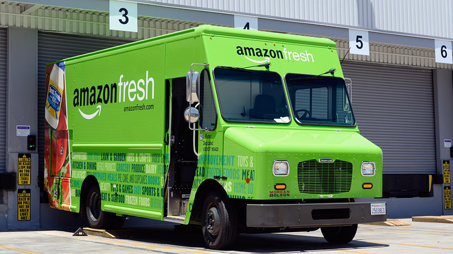 Amazon grocery delivery volunteers